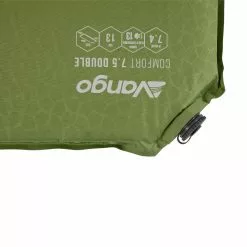 Vango Comfort 7.5cm Double Self Inflating Mat -Tentify Sales Shop 2020 vango detail sleeping mat family comfort 7.5 double temperature rating herbal