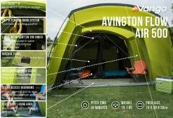Vango Airbeam Vango Avington Flow Air 500 Tent (2022) 16 Vango Airbeam Vango Avington Flow Air 500 Tent (2022) -Tentify Sales Shop avington flow air 500 low res2