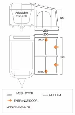 Vango Airbeam Vango Balletto Air 390 Elements ProShield Caravan Awning (2023) 12 Vango Airbeam Vango Balletto Air 390 Elements ProShield Caravan Awning (2023) -Tentify Sales Shop balletto 390 floorplan