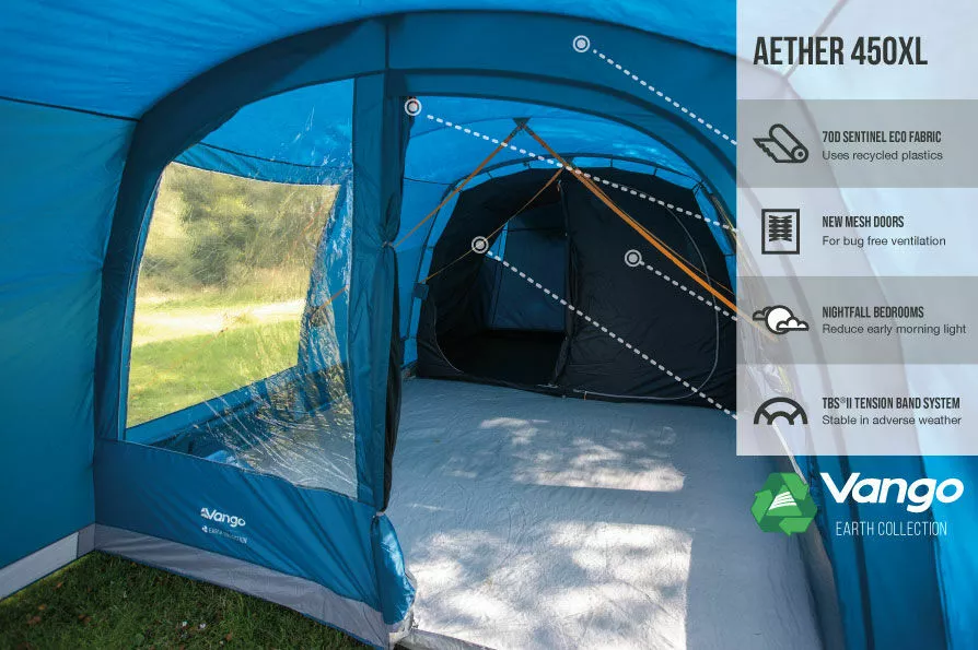 Vango Aether Poled 450XL Tent (2022) 7 Vango Aether Poled 450XL Tent (2022) - Image 5