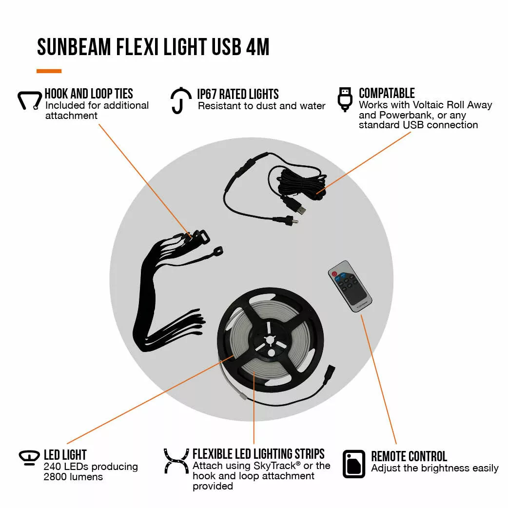 Vango Sunbeam Flexi Light 4m (USB) 4 Vango Sunbeam Flexi Light 4m (USB) - Image 2