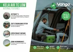 Vango Airbeam Vango Kela Air TC Low Awning (2023) -Tentify Sales Shop kela air tc low2 1