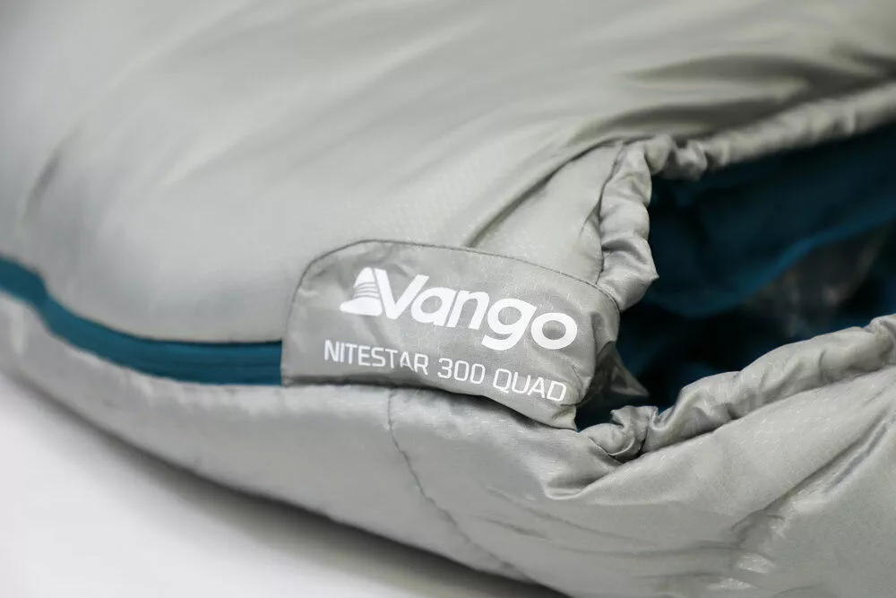 Vango Nitestar Alpha 300 Quad Sleeping Bag (FOG) 6 Vango Nitestar Alpha 300 Quad Sleeping Bag (FOG) - Image 4