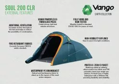 Vango Soul 200 CLR Tent -Tentify Sales Shop soul 200 clr infographic lr