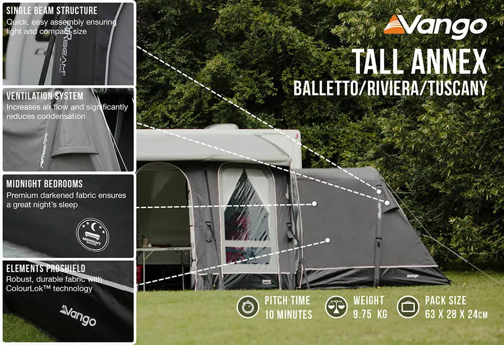 Vango Airbeam Vango Tall Annex Elements ProShield (Balletto And Tuscany) 6 Vango Airbeam Vango Tall Annex Elements ProShield (Balletto And Tuscany) - Image 4