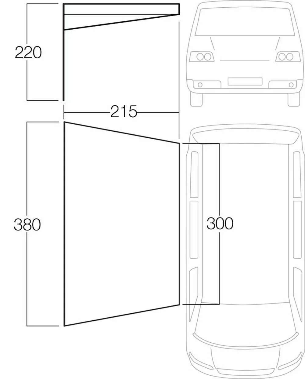 Vango Poled Sun Canopy (3m) 4 Vango Poled Sun Canopy (3m) - Image 2