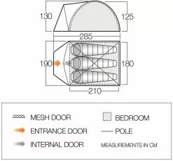 Vango Alpha 300 Tent (2021) -Tentify Sales Shop vango 2020 tents floorplan alpha 300