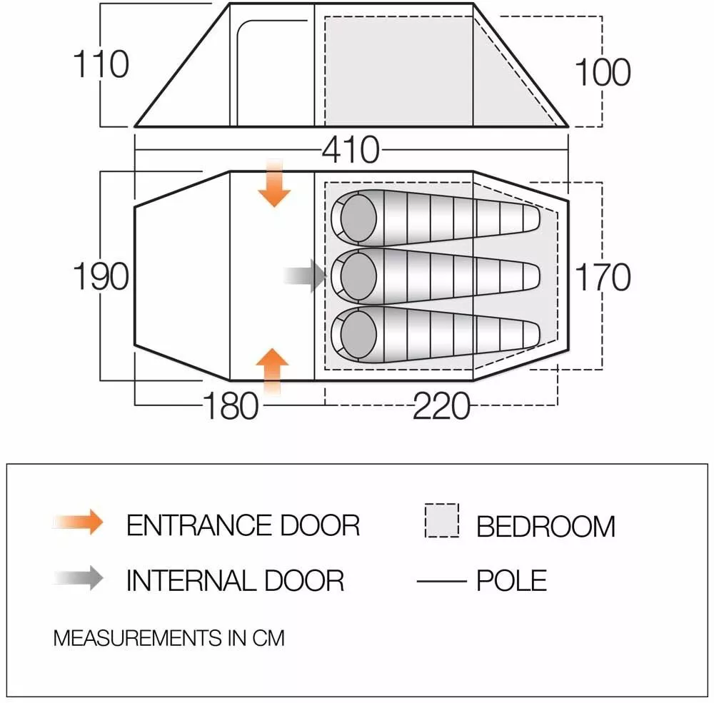 Vango Scafell 300+ Tent (2023) 4 Vango Scafell 300+ Tent (2023) - Image 2