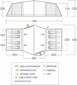 Vango Airbeam Vango Vesta Air 850xl Tent (2023) Bundle -Tentify Sales Shop vango 2022 tents floorplan vesta air 850xl